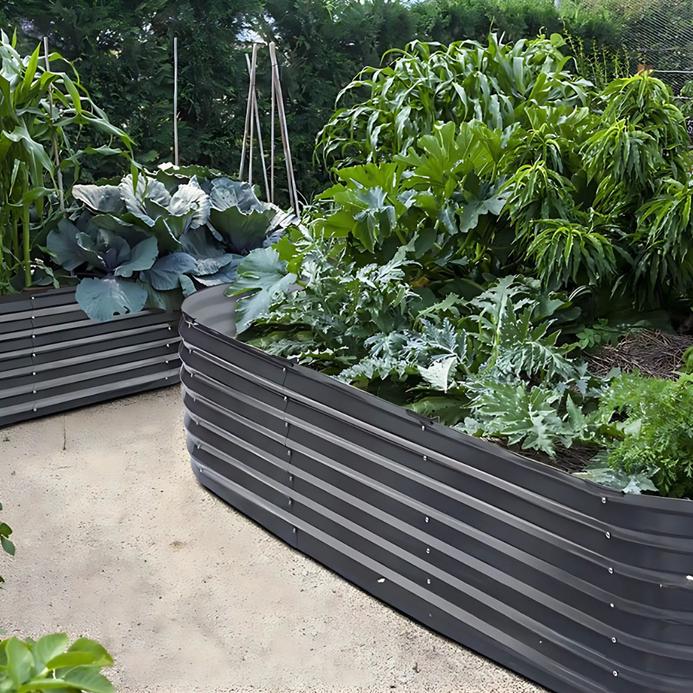 Galvanised Steel Garden Bed