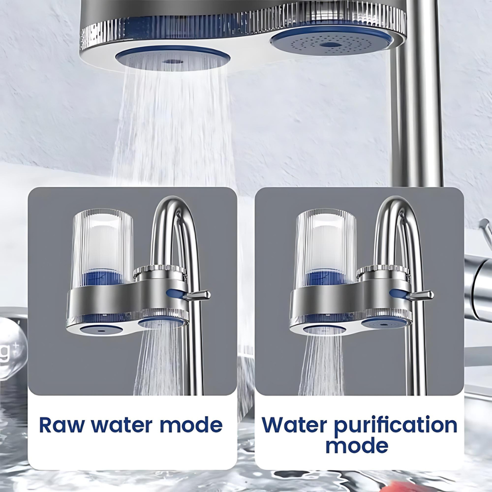 Tap Water Filter (Purifier Host +  🎁 2 FREE Filters)