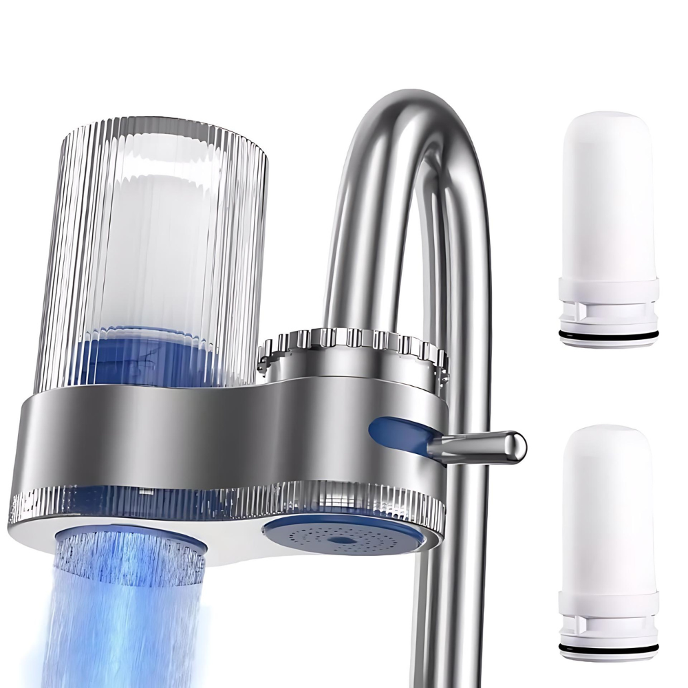 Tap Water Filter (Purifier Host +  🎁 2 FREE Filters)