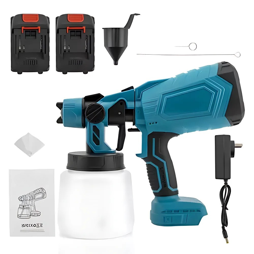 Cordless Paint Sprayer (🎁 2 FREE Batteries + Charger)