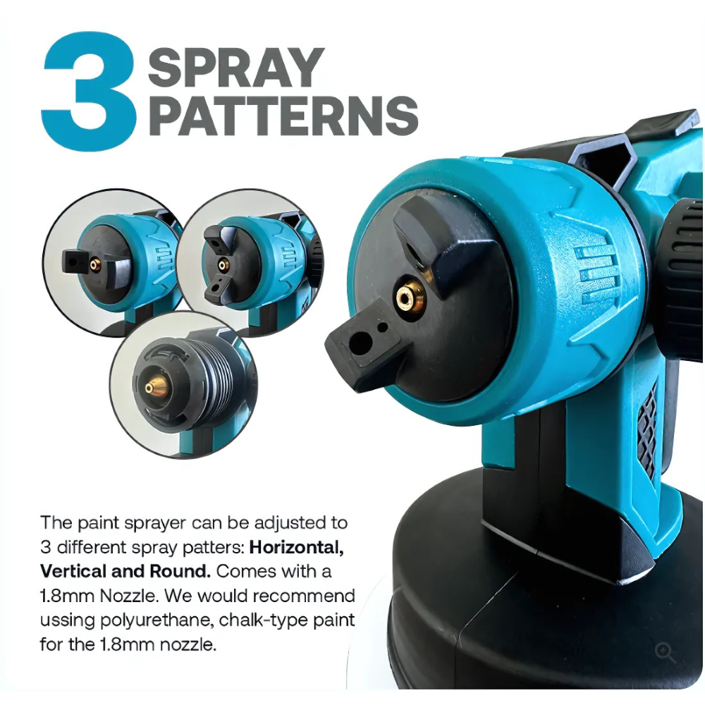 Cordless Paint Sprayer (🎁 2 FREE Batteries + Charger)