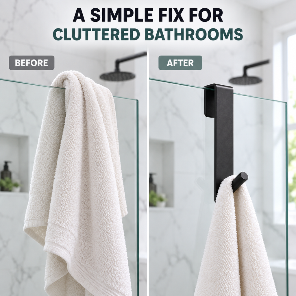 Effico Over-Glass Shower Hooks