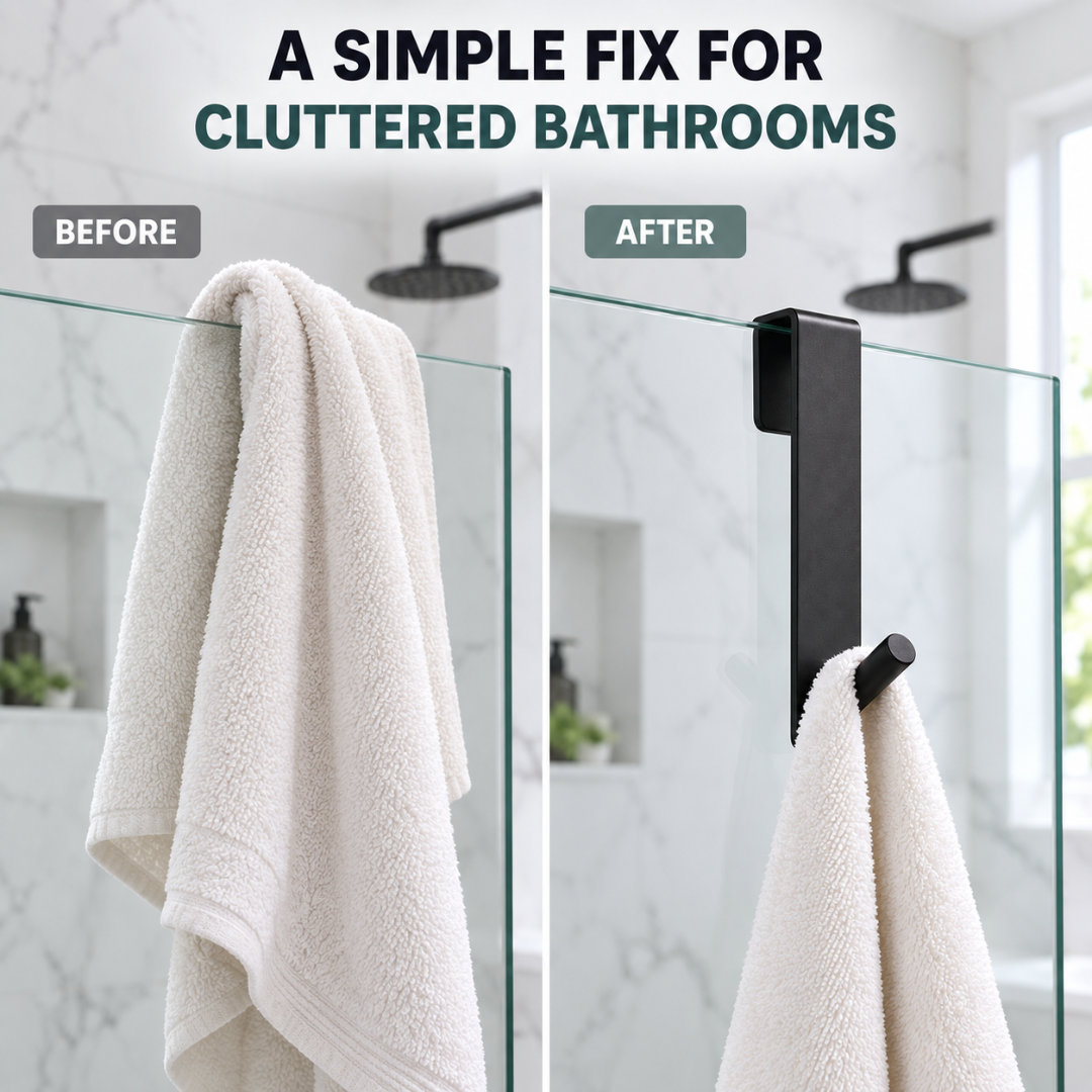 Effico Over-Glass Shower Hooks
