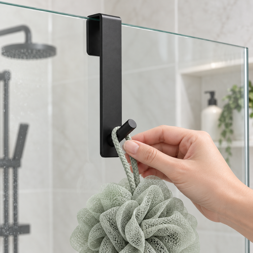 Effico Over-Glass Shower Hooks