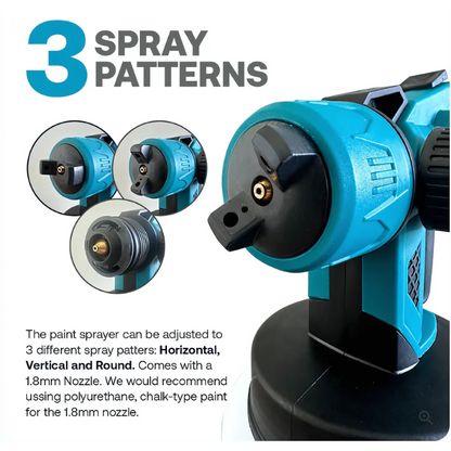 Cordless Paint Sprayer (🎁 2 FREE Batteries + Charger)